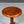 American Empire Revival Mahogany Pedestal Side Table with Acorn Feet, c.1920's