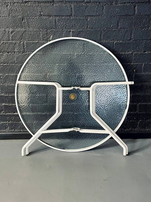 Mid Century Modern Patio Dining Table & Chairs by Mallin, c.1980's