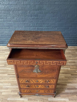 Antique French Louis XVI Style Drop-Down Desk Cabinet, c.1920’s