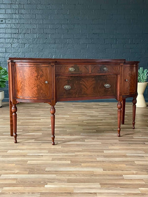 Antique Federal Style Mahogany Sideboard Server, c.1950’s