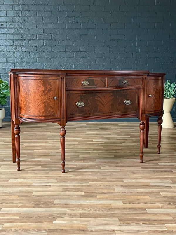 Antique Federal Style Mahogany Sideboard Server, c.1950’s