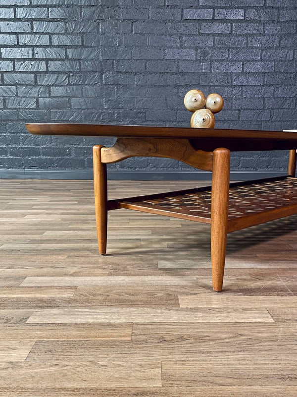 Mid-Century Surfboard Style & Floating Top Coffee Table by Lane, c.1960’s