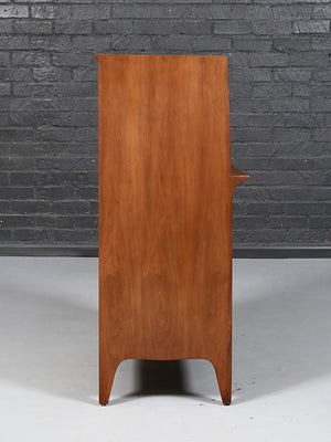 Mid-Century Modern “Profile” Highboy Dresser w/ Drop-Down Desk by John Van Koert for Drexel, c.1950’s