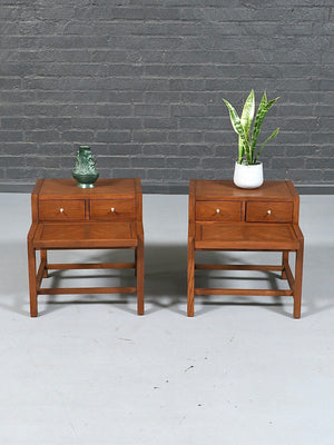 Pair of Mid Century Modern Nightstands by American of Martinsville c.1960's