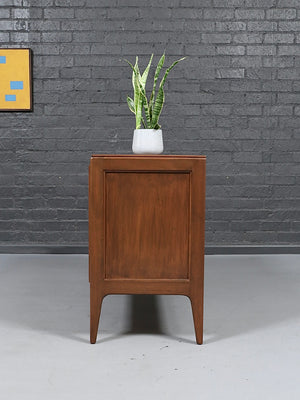 Mid Century Modern Walnut & Brass Credenza by Century Furniture, c.1960's