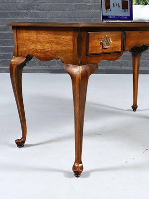 American Queen Anne Revival Wood Writing Desk by Lane Furniture, c.1970's