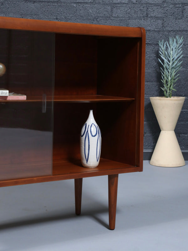 Mid-Century Modern Cabinet w/ Glass Doors, c.1960’s