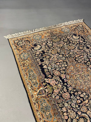 Vintage Persian Kashan-Style Wool Area Rug, c.1970s