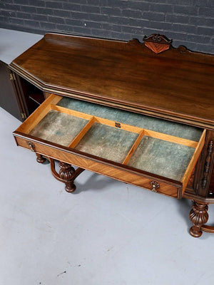 American Renaissance Revival Inlaid Wood Buffet by Union Furniture Co., c.1920's