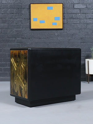 Bernhard Rohne Acid Etched Brass Dresser for Mastercraft, c.1970’s