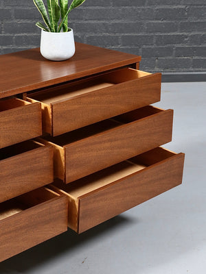 Mid-Century Modern Rosewood & Walnut Dresser by Bassett, c.1960’s