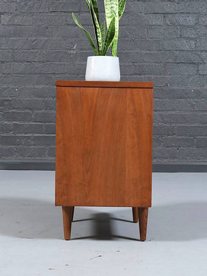 Mid Century Modern Walnut Nightstand by Dixie, c.1960's