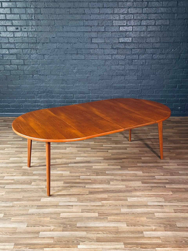 Expanding Mid-Century Swedish Modern Teak Dining Table by Karl-Erik Ekselius, c.1960’s