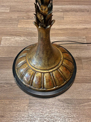 Hollywood Regency Gilt Leaf Floor Lamp, c.1950’s