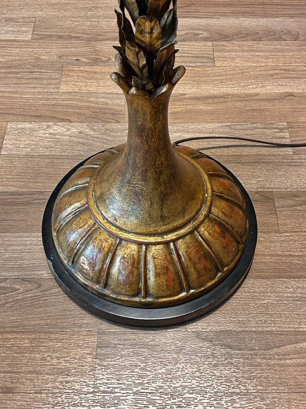Hollywood Regency Gilt Leaf Floor Lamp, c.1950’s