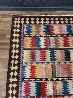 Vintage Hand Made Tribal Turkish Kilim Rug, c.1970’s