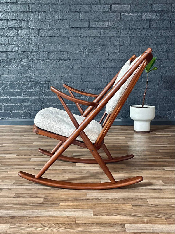 Danish Modern Teak Rocking Chair by Frank Reenskaug, c.1960’s