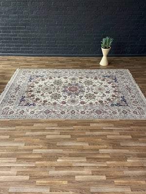 Large Vintage Persian Silk Rug by Haghighat