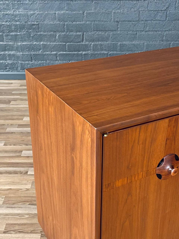 Mid-Century Modern Walnut & Rosewood Cabinet by Thosmasville, c.1960’s
