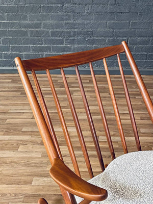 Danish Modern Teak Rocking Chair by Frank Reenskaug, c.1960’s