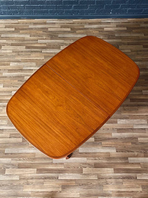 Expanding Mid-Century Danish Modern Teak Dining Table by Gudme, c.1960’s