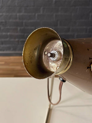 Mid-Century Modern Adjustable Cone Shape Table Lamp, c.1960’s