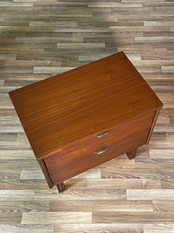 Single Mid-Century Modern Walnut Night Stand by Bassett Furniture, c.1960’s