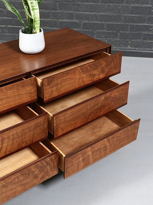 Mid-Century Modern Walnut & Rosewood Dresser by Stanley, c.1960’s