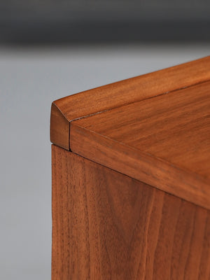 Mid-Century Modern Louvered Drawer Walnut Dresser, c.1960’s