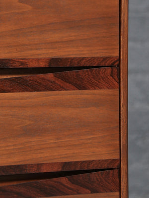 Mid-Century Modern Walnut & Rosewood Dresser by Bassett, c.1960’s