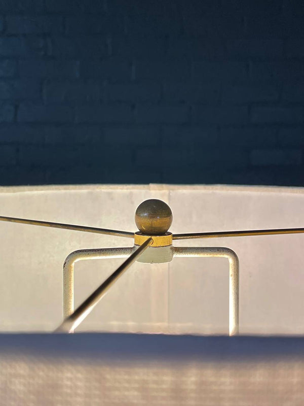 Richard Barr Brass & Walnut Table Lamp for Laurel, c.1960’s