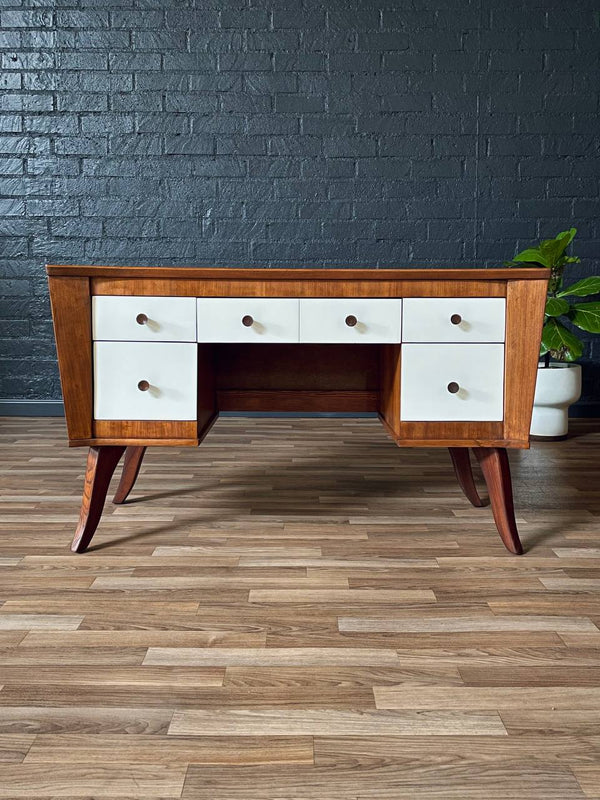 Mid-Century Modern Two-Tone Lacquered Writing Desk, c.1960’s