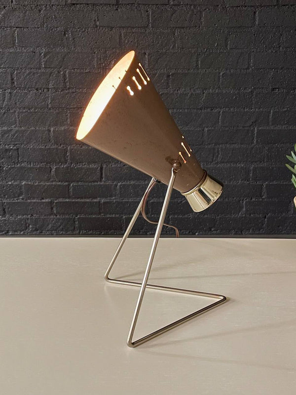 Mid-Century Modern Adjustable Cone Shape Table Lamp, c.1960’s