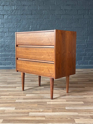 Mid-Century Modern Walnut 3-Drawer Dresser, c.1960’s