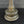 Antique Bronze Table Lamp & Original Painted Glass  Shade, c.1930’s