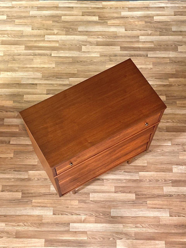 Mid-Century Modern Walnut Highboy Dresser by Harmony House, c.1960’s