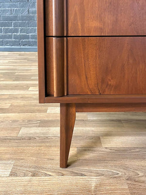 Mid-Century Modern Walnut Highboy Dresser by Basic Witz, c.1960’s