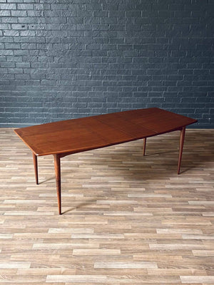 Expanding Mid-Century Modern Walnut Dining Table, c.1950’s