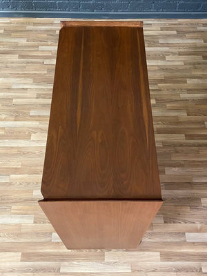 Mid-Century Modern “Rhythm” Walnut Highboy Dresser by Lane, c.1950’s