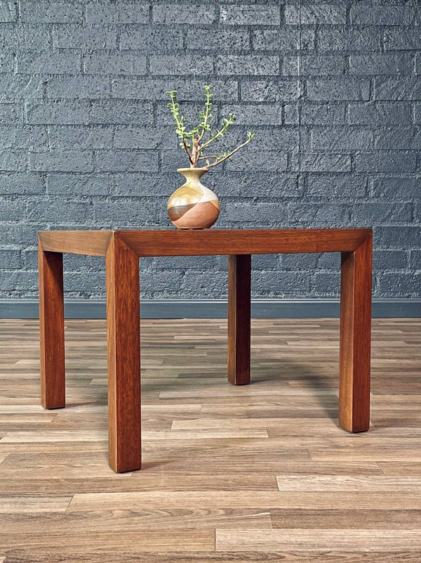 Mid-Century Modern Parsons Style Walnut Side Table by Lane, c.1960’s
