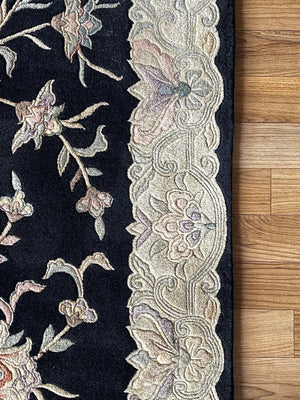 Vintage Handmade Hand-Knotted Wool Chinese  Rug by Nourison, c.1980’s