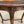 French 1930s Louis XV Style Table with Marble Too & Carved Decorations