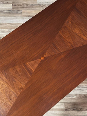 Mid-Century Modern Stingray Style Walnut Coffee Table, c.1960’s
