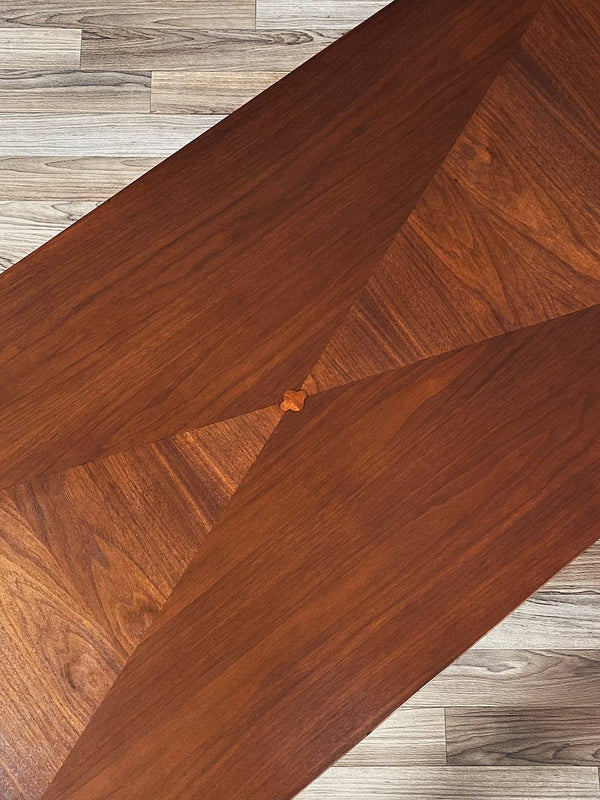 Mid-Century Modern Stingray Style Walnut Coffee Table, c.1960’s
