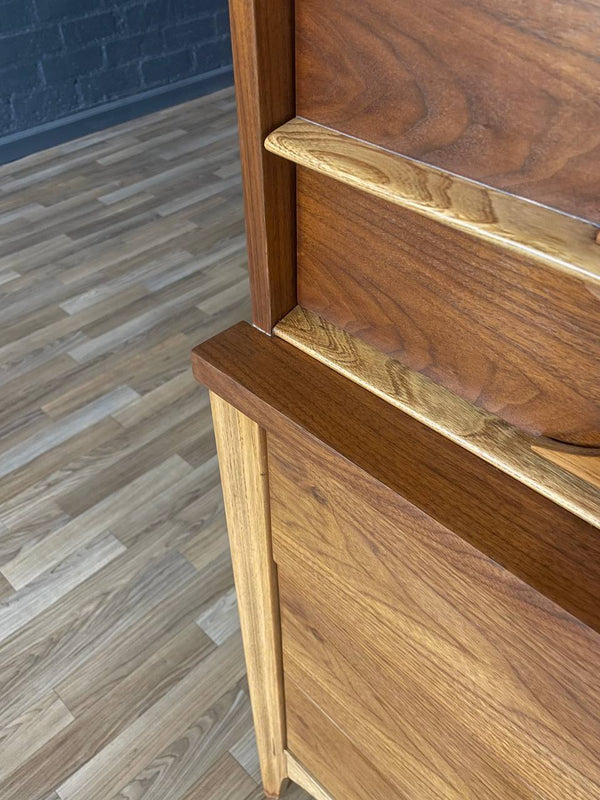 Mid-Century Modern Two-Tone Highboy Dresser by Kent Coffey, c.1960’s