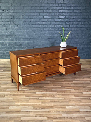 Mid-Century Modern “Rhythm” Walnut Dresser by Lane, c.1960’s