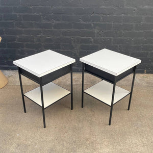 Pair of Vintage Mid-Century Modern Two-Tier Night Stands, c.1960’s