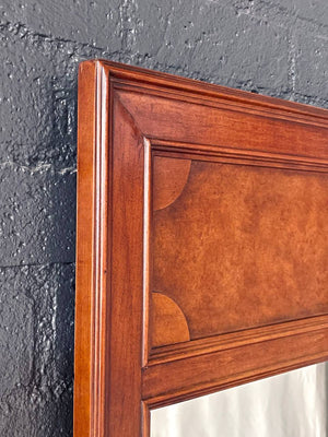 Mid-Century Modern Cherry Wood Wall Hanging Mirror, c.1960’s