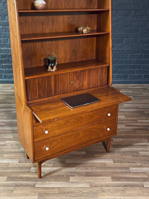 Mid-Century Modern Bookshelf Hutch by Kipp Stewart for Drexel, c.1960’s