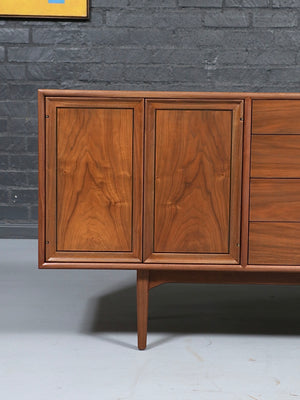 Kipp Stewart Walnut Declaration Credenza for Drexel, c.1950's